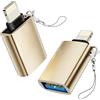 Zestiq Adattatore da Lightning a USB, Cavo Dongle Lightning Maschio a USB Femmina per iPhone 14 13 12 11 Pro Max/iPad, Adattatore OTG iPhone Supporta Chiavetta USB, Mouse, Tastiera, Fotocamera