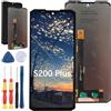 Yuxyiony Schermo di ricambio per display LCD Doogee S200 Plus e accessori per attrezzi di ricambio.