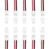 QUARKZMAN 20Pcs PH 2.0mm 2 Pin Connettore Maschio Singola Testa Con Cavo 22 AWG 150mm E Connettore Femmina Per Altoparlanti, Strisce LED