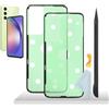 YHX-OU 6.4'' Adesivo Impermeabile per Samsung Galaxy A54 5G Coperchio della Batteria, Adesivo [2 Pezzi] + Ferro di Porco+ Elastico + Panno per la Pulizia dello Schermo