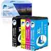 GoToners 604XL Cartucce compatibili con Epson 604 XL per XP-2200 XP-2205 XP-3200 XP-3205 XP-4200 XP-4205 WF-2910 WF-2930 WF-2935 WF-2950 (confezione da 4)
