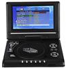Diyeeni Lettore Dvd Portatile,Schermo orientabile LCD TV HD da 7 Pollici con Lettore di schede Incorporato per voli, Viaggi su Strada,Supporta Dvd, SVCD, VCD, CD, CD-R/RW,Lettore Dvd per Auto(EU)