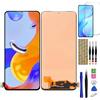 Ansyhttlg Compatibile con Xiaomi Redmi Note 10/Note 10s 4G M2101K7AI LCD Display Screen Sostituzione Touch Screen Digitizer Glass Panel Assembly with Tools