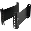 Tecmojo Prolunga per Rack Server 2U, Profondità 151,5mm, Adattatore da Incasso per Rack, Kit Adattatore per Montaggio su Rack, Estensione per Rack di Rete, Nero