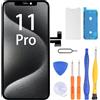 LL TRADER Schermo per iPhone 11 Pro LCD 5.8 Schermo di Ricambio FHD Touch Screen 3D Touch Digitizer Telaio Montaggio e Kit di riparazione 2026