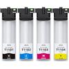 INK4U Cartucce T11D Multipack Compatibile per Epson T11D1, T11D2, T11D3, T11D4 con Workforce-Pro WF-C5390DN, WF-C5390DW, WF-C5390DW BAM, WF-C5890DW, WF-C5890DWF BAM (Nero, Ciano, Magenta, Giallo)
