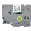BROVACS Nastro laminato nero su bianco, compatibile con stampanti Brother P-Touch TZ 211 TZe 211, 6 mm, OPA4211
