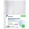 PRYMA Buste Forate A3 30x42 cm - Trasparenti Lucide per Raccoglitori - Protezione Documenti, Disegni e Mappe - Fori Universali (20 pezzi)