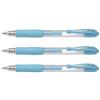 Pilot - Set di 3 penne a inchiostro gel G2 07, Blu pastello