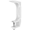 home Trends Supporto per tenda da soffitto e montaggio a parete con materiale di finitura acciaio/alluminio e bianco/antracite a scelta (2, doppio 35 mm acciaio bianco)