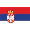 Boolavard Bandiera Coppa del Mondo 2026 - Bandiera Nazionale Ufficiale 1,5 x 90 cm, Grande, Bifacciale, con Occhielli in Ottone, USA, Canada e Messico (Serbia)