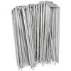 CQAHDSEVF Picchetti a U per Prato, Graffette Paesaggistiche a U Acciaio Zincato 10-100 PZ 4X(10-20) cm(4x20cm,50PCS)