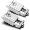 Genmitsu morsa in alluminio 2 pezzi, morsetto router CNC ad alta precisione per lavorazione legno e metalli, 56x22x21 mm