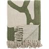 Bloomingville - Plaid Dalmine - Verde - Cotone riciclato
