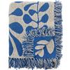 Bloomingville - Plaid Nevine - Blu - Cotone riciclato