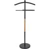 Je CHERCHE Une Idee Servomuto Effetto Legno Portabiti Nero | Plastica, servomuto effetto legno, contenimento pratico, abiti e accessori, camera, 45x109x26 cm, nero