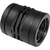 S&M 726064 Manicotto Filettatura 1/2, Nero