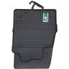 Petex 38610 Tappetino in Gomma nero anteriore e Posteriore Compatibilità con FORD Fiesta Mk7 Hatchback Puma SUV