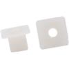 A ABSOPRO Fermi Rivetti Fissaggio Plastica Bianco (100Set)