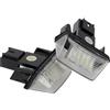 Boomboost 2 pz NESSUN Errore Auto LED Numero Targa Luce Posteriore Lampada per per P/Eugeot 206 207 306 307 per Citroen C3 C4 C5 Car Styling