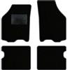 QUEMAR Tappetini Auto compatibili con Lancia Ypsilon 3 porte 2003-2011/ Kit Tappeti Moquette e Gomma su Misura (Set 2 Anteriori + 2 Poster.)/ Ricami e Colori Personalizzati (Bordo Antracite, 0 Ricami)