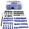 ERUEUBGRM Kit bulloni carenatura Per Suzuki GSXR 600 GSXR750 GSX-R 1000 K1 K2 K3 K4 K5 K6 K7 K8 K9 Carrozzeria Carena Completa Bullone Kit Viti Dadi(BLU)