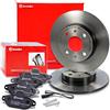 BREMBO Set di freni Coated Disc Line asse anteriore incl. dischi freno anteriori Ø 240 mm pieni e pastiglie freno anteriori compatibile con FIAT PUNTO (176_)(188_); FORD KA (RU8); LANCIA Y (840_)
