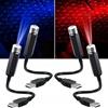 Forhome Led Auto Interni, 4 Pcs Auto LED Atmosfera da Tetto Light, 360° Tetto di proiezione USB Luce Notturne, Luce Notturna Stellata del Tetto Dell'automobile, 2 Colori Auto Montata luce Per auto e Feste