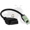 AMHTDOL Adattatore Obd2 Compatibile per Moto Kawasaki Cavo Diagnostico OBD da 4 Pin a 16 Pin, per Programmazione ECU Moto Z250/Z650/Z1000/ER6N/EX650F/Ninja400, Funziona con Lettori di Codice