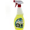 OISE ART STORE Trade Shop - Spray Detergente Ravvivante per Tappetini E Ruote Auto Nero Veicoli Moto 750ml