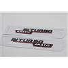 badgeswelt E925 Biturbo 4 Matic entrambi i lati emblema nero scritte Badge Auto Sticker Car Sticker