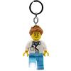 IQ LEGO Iconico Coniglietto di Cioccolato Portachiavi Torcia Giocattoli Regali per bambini - Altezza 76 mm (KE180) - 2 batterie CR2025 incluse