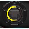 CFSJRXZ Paraserbatoio Moto Adesivo Per Serbatoio Carburante Per Moto Per Yamaha MT-07 MT-09 MT-03 MT07 MT09 MT03 MT 07 09 03 10 15 Carburante Serbatoio Adesivi(Nero 3)
