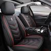 Generic Copri Sedili Per Auto Per BMW X3 E83 2004 2005 2006 2007 2008 2009 2010, Universale, Impermeabile, Traspirante In Pelle Resistente All'usura，Facile Da Pulire(Black-red)