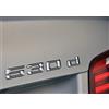 badgeswelt Emblema E896 530d con scritta 530 D Badge auto adesivo 3D Car Sticker cromato decalcomania