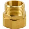 Alide Connettore a vite in ottone G1 pollice maschio x G1 pollice femmina filettatura DN25 con dado mobile per sistemi idraulici e di riscaldamento del contatore dell'acqua