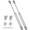 inferramenta Set 2 Pistoni a Gas per Ante Cucina | Molle a Gas Professionali per Mobili e Armadi | Cerniere a Chiusura Ammortizzata, Braccetti Pneumatici Sollevamento Anta | Supporto 80-100-120-150N (120N)