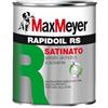 MAXMEYER RAPIDOIL RS Smalto satinato a solvente per ferro e legno Bianco Satinato 0,75 L
