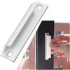 WUBAYI Maniglia per porta per balcone, patio, terrazza, maniglia esterna per finestre, cassetti, armadi, include viti in acciaio inox