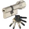 Abus EC550 Cilindro Pomolo Lunghezza Z30/K50mm con 6 Chiave