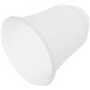POPETPOP Paralume a Campana in Vetro Bianco Smerigliato per Lampada da Soffitto e Parete, Design Vintage Illuminazione Morbida, Adatto per Camere da Letto e Sale da Pranzo