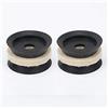 Abwan - Guarnizione a pistone in gomma su asta per stuccatura pistola colla dispenser, anello in gomma (2 kit)
