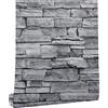 myforHD Carta da Parati Autoadesiva Mattone Vintage Decorativo Sfondo Adesivo Vinile Finta Pietra 44cmx300cm Mattoni Pellicola Adesiva Lavabile Paraschizzi Cucina Rimuovibile