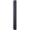 Monster Shop Radiatore Tradizionale a 4 Colonne 1800 x 200 mm Verticale Acciaio al Carbonio Riscaldamento Centrale Design Classico Antracite con Kit Fissaggio e Spazzola Pulizia
