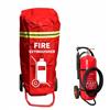 SHINETEC Copertura per estintore per carrello - Custodia protettiva resistente antincendio con ruote, resistente a graffi e graffi (adatta a 50 kg, 1 pezzi)