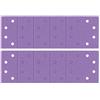 Trend Zirconio 1/4 fogli abrasivi 114x110 grana 80, 10 pz
