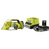 RYOBI RDC18-120 Smacchiatore Multisuperficie Compatto 18V ONE+ con Batteria 2.0 Ah e Caricabatterie Rapido - Pulizia Profonda di Tappeti, Tappezzerie e Interni Auto