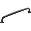 Amerock Renown BP36987FB - Maniglia per armadietto, 224 mm, colore: nero opaco