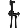 Homssy Rubinetto bidet nero opaco acqua fredda