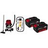 Einhell Aspirasolidi e liquidi (batteria) TE-VC 36/25 Li S Power X-Change (batt. ioni di litio, 36 V, mod. ECO/BOOST, pot. aspir. 150 mbar, serb. in acc. inox da 25 L, incl. batterie)